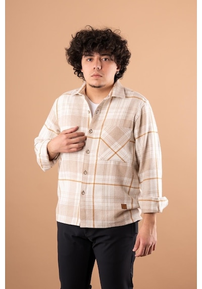Bican Oversize Erkek Oduncu Gömlek