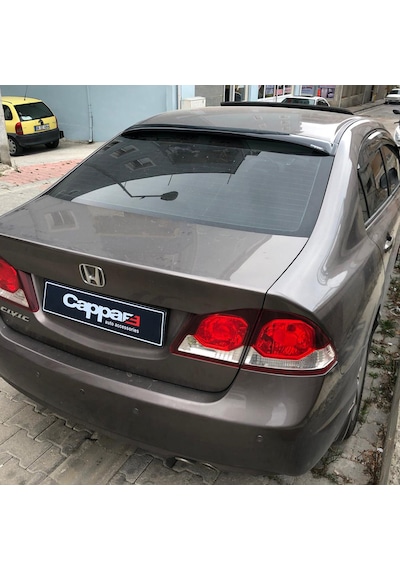 Honda Civic 8 Arka Cam Üstü Spoyler İnce Model Abs 2006-2012