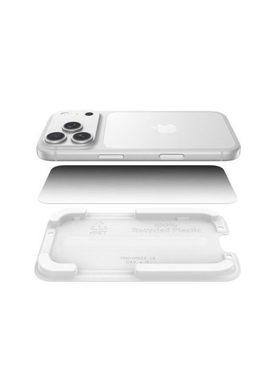 Belkin Ova213hq Screenforce Invisiglass Privacy Filter İphone 17 Pro Uyumlu Kolay Hizalama Kitli Temperli Cam Ekran Koruyucu