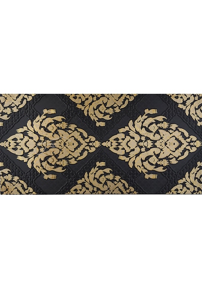 Sa44 Granitto Siyah Zemin Altın İşlemeli 30x60cm Dekor