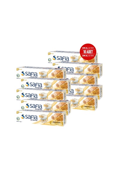 Safia Misvak ve Propolis Özlü Doğal Diş Macunu 10 x 60 ML