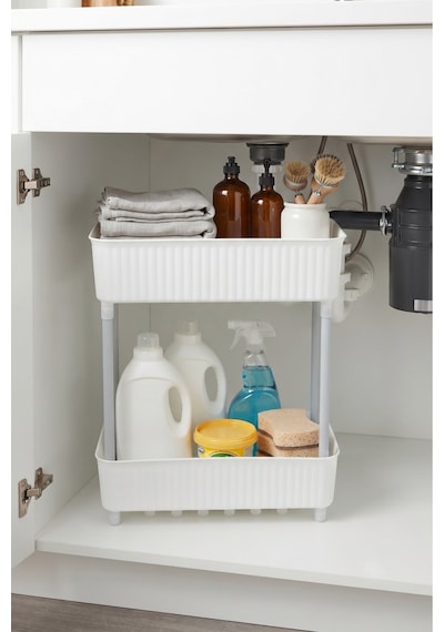 2 Katlı Plastik Düzenleyici Raf Beyaz Mutfak Dolap İçi Raf Banyo Rafı Masa Altı Organizer Çok Amaçlı Saklama Düzenleyici 30 X 17,5 X 40,5 Cm Beyaz Beyaz 2 Katlı Plastik Düzenleyici Raf Beyaz Mutfak Dolap İçi Raf Banyo Rafı Masa Altı Organizer Çok Amaçlı Saklama Düzenleyici 30 X 17,5 X 40,5 Cm Beyaz Beyaz