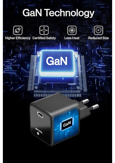 35w Gan Technology Pd Fast Şarj Aleti 35w Şarj Cihazı