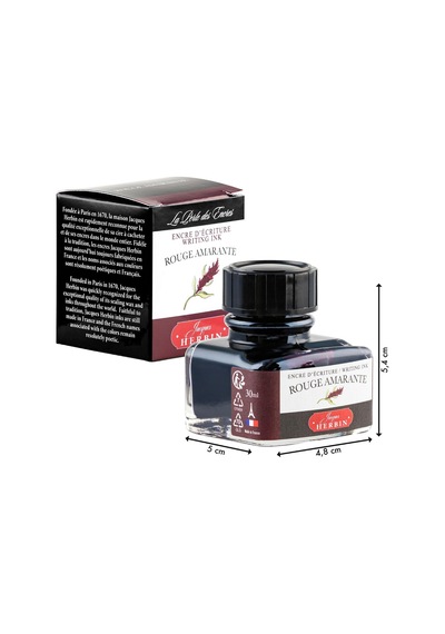 Tr 13026t Mürekkep Şişesi, 30 Ml, Dolma Kalem Ve Tükenmez Kalem İçin, Amarantrot Genel