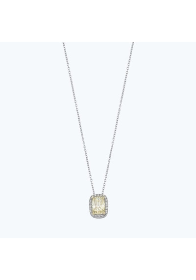 Altınbaş Pırlanta Sarı Topaz Kolye Ebh266ytx-14k Beyaz