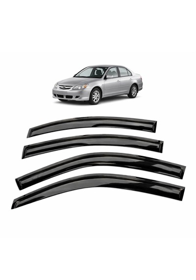 Carat Honda Civic 2001-2006 Slim Cam Rüzgarlığı 4 Parça