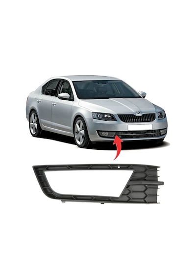 Skoda Octavia Sağ Sis Kapagı Sisli 2013-2017 5E0807682