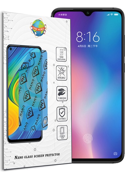 Xiaomi Mi 9 Nano Ekran Koruyucu Kırılmaz Esnek Cam