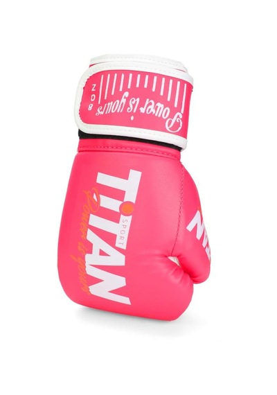 Titan Sport Pembe Camlı Model Serisi Özel Takım Set , Boks Kaskı, Boks Eldiveni, Dişlik, Bandaj