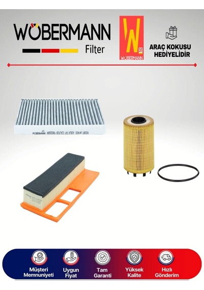 Wöbermann Fiat Albea 1.3 Multijet Filtre Bakım Seti 2004-2011 3K