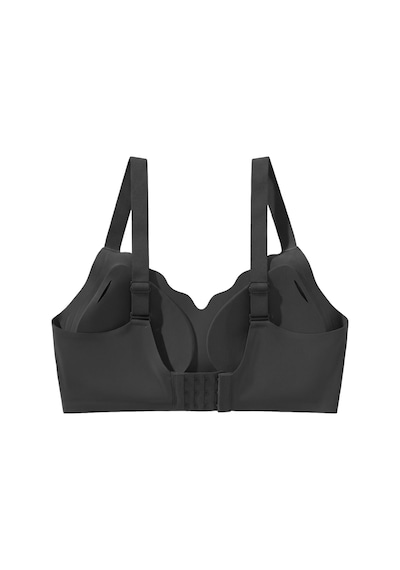 Cottonhill Seamless Bra - Smooth Siyah Lazer Kesim Balensiz Ayarlanabilir Askılı Dikişsiz Kadın Sütyen