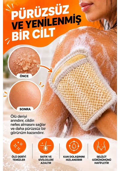 Doğal Kabak Banyo Kesesi Eldiveni Kabak Lifi Peeling Kesesi, Vücut Temizleme Ve Masaj Eldiveni