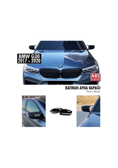 Bmw G30 2017-2020 Yarasa Batman Ayna Kapağı Piano Black