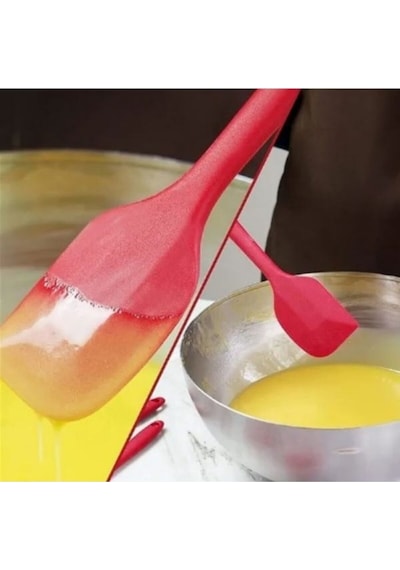 Isıya Dayanıklı Yanmaz Yapışmaz Silikon Spatula Seti 6 Parça Zr5 Silikon Kırmızı Diğer