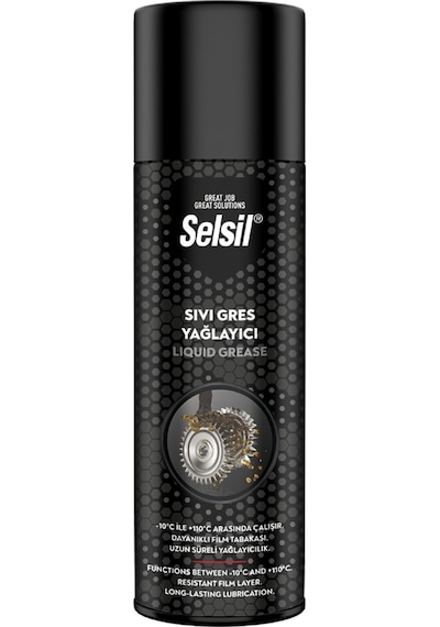 Selsil Sıvı Yağlayıcı Sprey Gres 500 ML