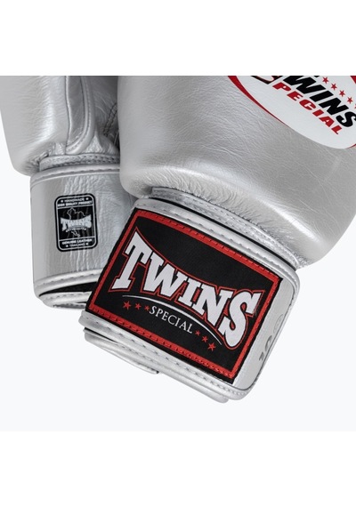 Twins Bgvl3-sv Boks Eldiveni Gri Deri Muay Thai Eldiveni Gümüş