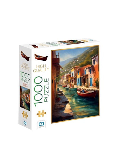 Kayıklar 1000 Parça 2,2mm Kalınlık 48x68cm Profesyonel Hobi Puzzle Yapboz Serisi