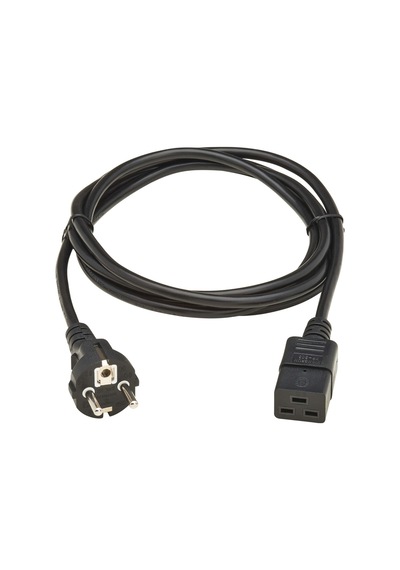 2 Metre 3x1.5mm² C19 To Schuko Güç Kablosu Iec Uzatma Power Kablosu