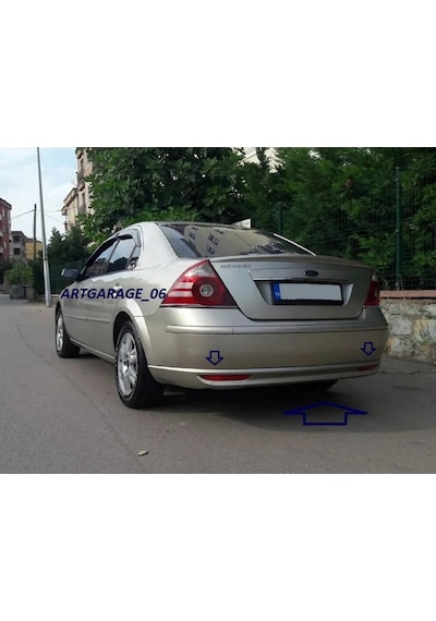 Ford Mondeo 2000-2007 Model Reflektörsüz Arka Tampon Altı-fiberglass-boyasız