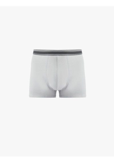 Koton Normal Bel Pamuklu 3'lü Boxer Seti Gri 7wlm90005mk