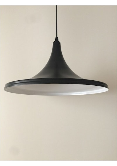 Mylights Mutfak Avize Metal Sarkit Avize Siyah Içi Beya Modern Av