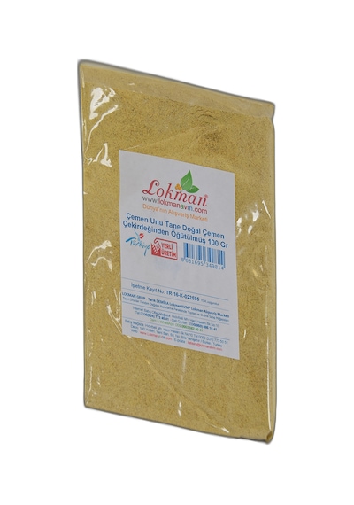 Lokman Avm Çemen Unu Tane Doğal Çemen Çekirdeğinden Öğütülmüş 100 Gr Paket