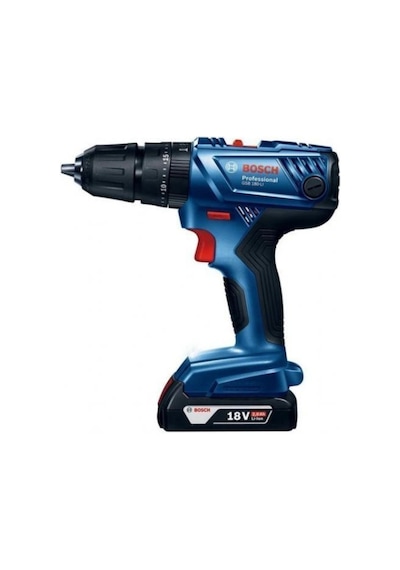 Bosch Professional GSB 180-LI 2.0 Ah Çift Akülü Darbeli Vidalama Makinesi + 23 Parça Set - 06019F8308