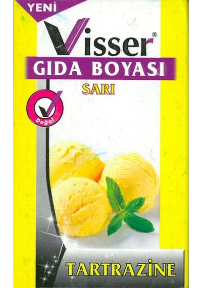 Visser Gıda Boyası Sarı 1 Adet