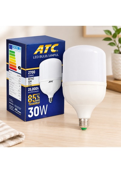 30 W Led Torch Ampul Çok renkli