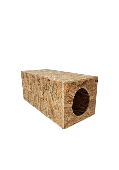 Reyo Kedi Evi Dış Ortam Uygun Ahşap Kedi Evi Osb 60 x 40 x 40 CM CAT44