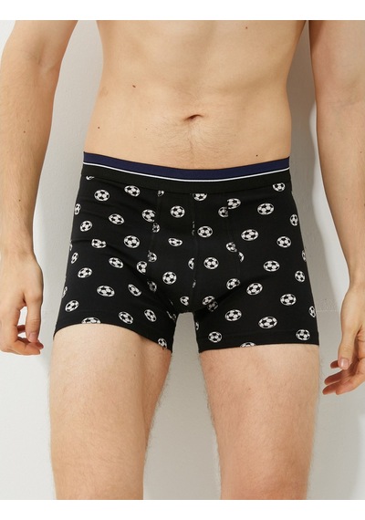 Koton 3'Lü Boxer Seti Futbol Temalı Baskılı Pamuklu Siyah Desenli 3Slm90023Mk 3Slm90023Mk25G Koton 3'Lü Boxer Seti Futbol Temalı Baskılı Pamuklu Siyah Desenli 3Slm90023Mk 3Slm90023Mk25G