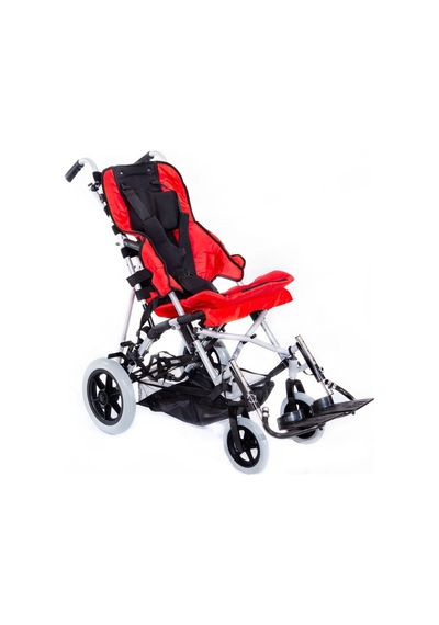 Pediatrik Baston Puset Kırmızı Alüminyum Şase,katlanır Kasa,quick Release Teker Dm-boss