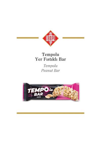 Tempolu Yer Fıstıklı Bar 30 G X 12 Adet