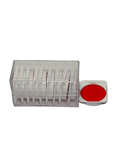 Pelikan 10lu Sulu Boya Tableti Vermilion Dark-kırmızı Koyu
