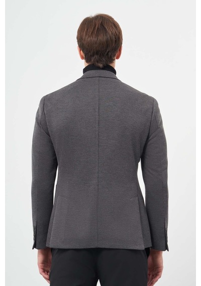 İmza Siyah Kazayağı Desen Örme Mono Yaka Astarsız Çift Yırtmaç 2 Düğme 6 Drop Slim Fit Casual Ceket 1002245150 Siyah İmza Siyah Kazayağı Desen Örme Mono Yaka Astarsız Çift Yırtmaç 2 Düğme 6 Drop Slim Fit Casual Ceket 1002245150 Siyah