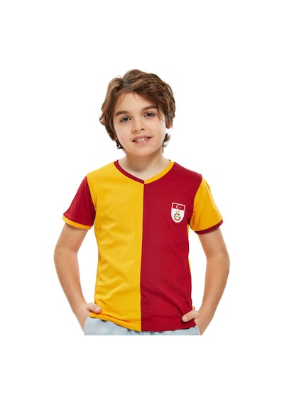 Gsstore Galatasaray Metin Oktay Çocuk T-shirt Ve Şort Set Kırmızı - Sarı