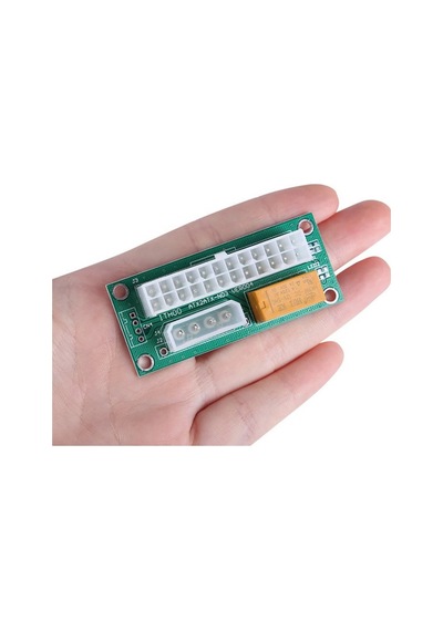 Robizstore-24 Pin To 4 Pin 2 Atx Güç Kaynağı Birleştirici Add2Psu Mining