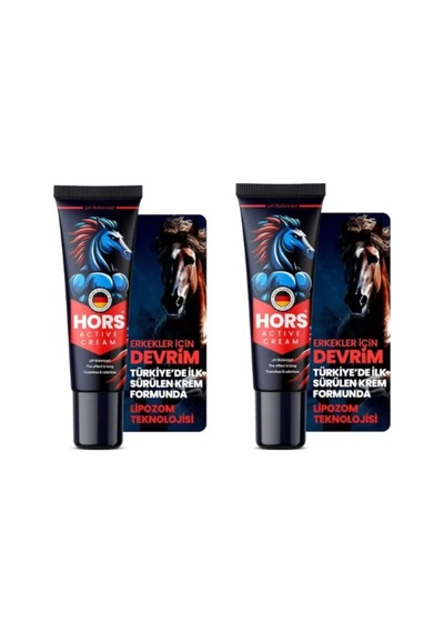 Hors Active Cream Erkekler İçin Krem 50 Ml - 2 Adet