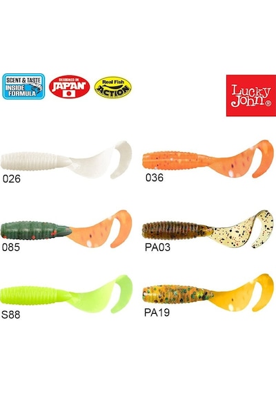 Lucky John Micro Grub 1 2.5 Cm Silikon Yem 15p