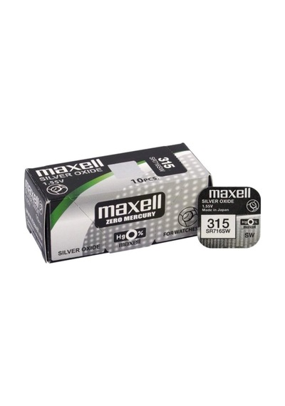 Maxell 315 SR716SW Saat Hafıza Pili 10'lu