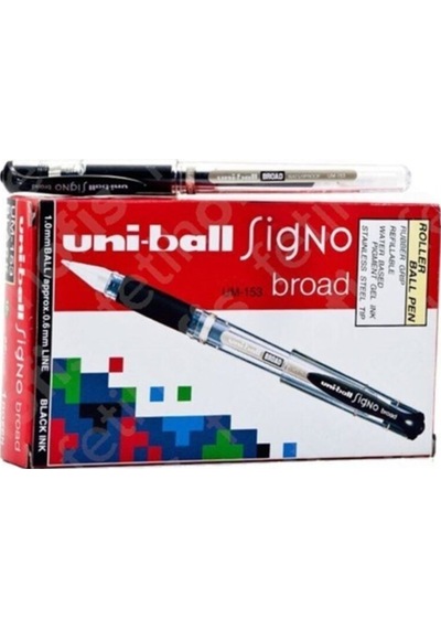 12'li Signo Broad 1.0 Mm Uçlu Jel Kalem Siyah