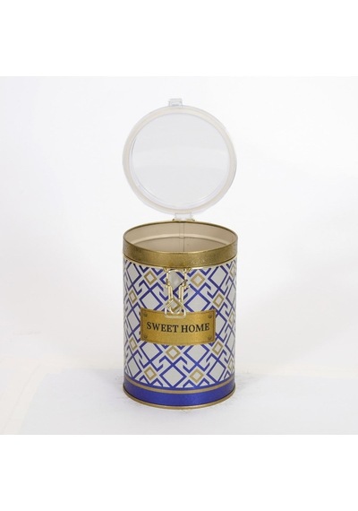 Ef112-a9 Turkish White Blue Swt Home Desenli Baharatlık 1 Lt Çok Renkli