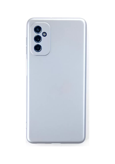 Newface Samsung Galaxy M52 5g Kılıf Nano İçi Kadife Silikon - Sky Blue Mavi