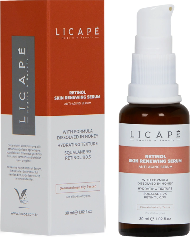 Licape Cilt sı  Aydınlatıcı Retinol Serum 30 ml