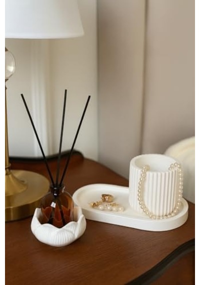 Dekoratif Set Minimalist Şık Tasarım 4 Parça Çok Renkli