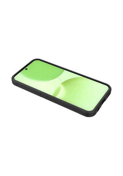 Maks Technology Oppo A6t Uyumlu Kılıf Esnek Tpu Oyuklu Arka Yüzey Tasarımlı Mkst Etnik Silikon Kapak - Siyah
