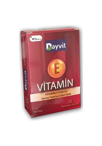 Dayvit Vitamin E 400 IU 30 Kapsül