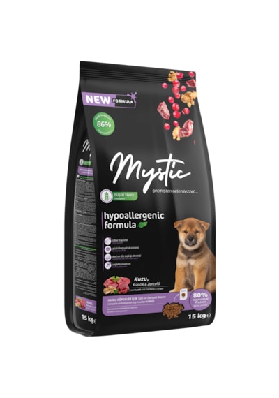 Mystic Kuzu Etli Yavru Köpek Maması 15 KG