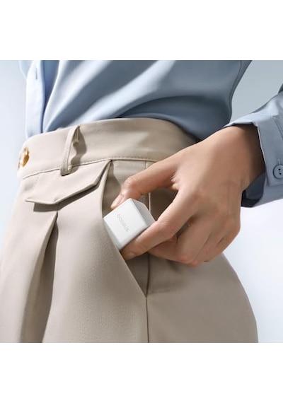 20w Hızlı Şarj Cihazı, Palm 1c Usb-c Duvar Adaptörü, Bct Soğutma Teknolojisi Ve Akıllı Çip Koruması, Kompakt Şarj Başlığı, Beyaz
