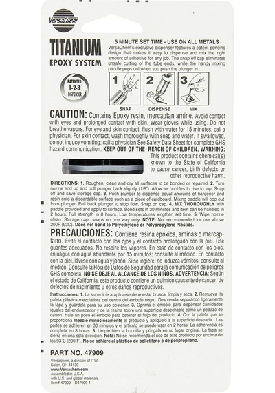 Versachem Titanyum 5 Epoxy Yapıştırıcı